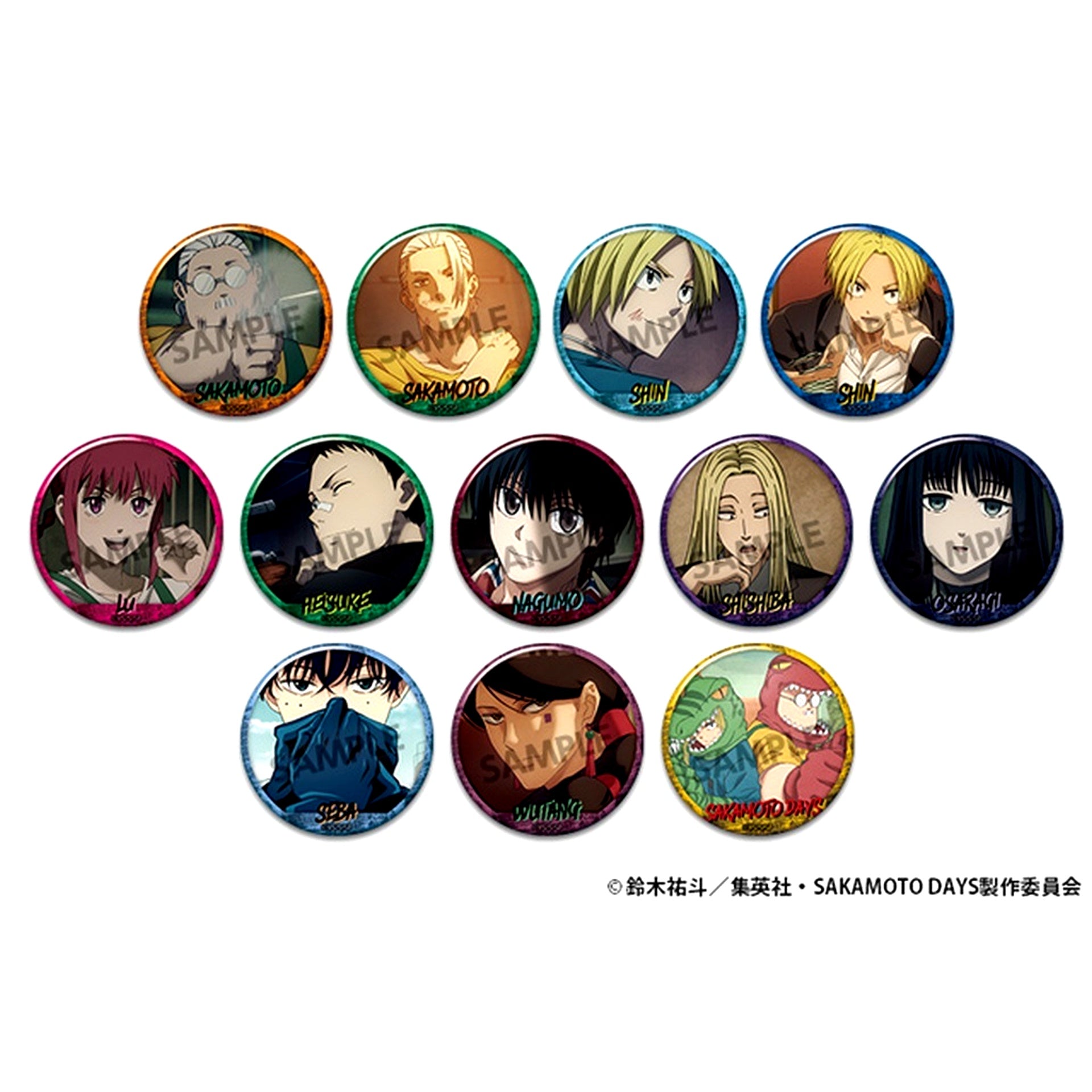 Set of 12 SAKAMOTO DAYS Button Collection Vol. 2 [USED]