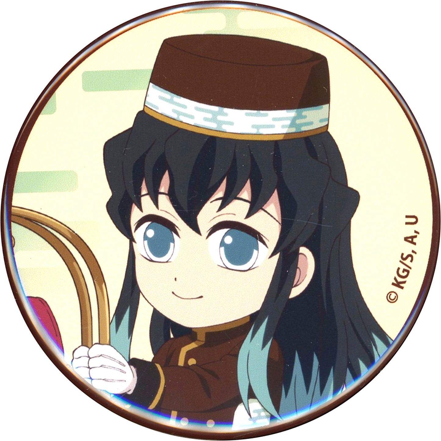 Muichiro Tokito Demon Slayer x Tokyu Hotels Special Buffet 2025 Button [USED]