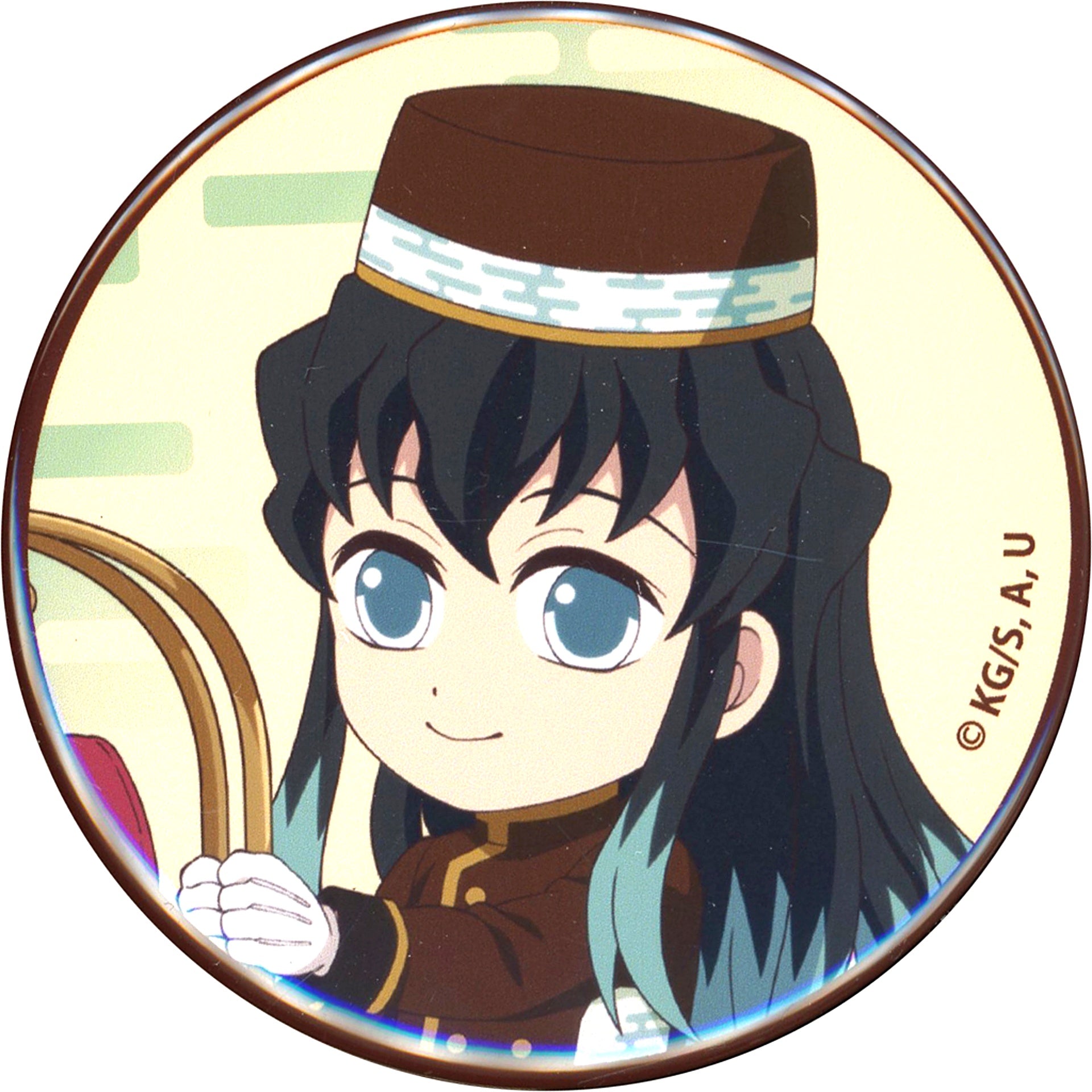 Muichiro Tokito Demon Slayer x Tokyu Hotels Special Buffet 2025 Button [USED]