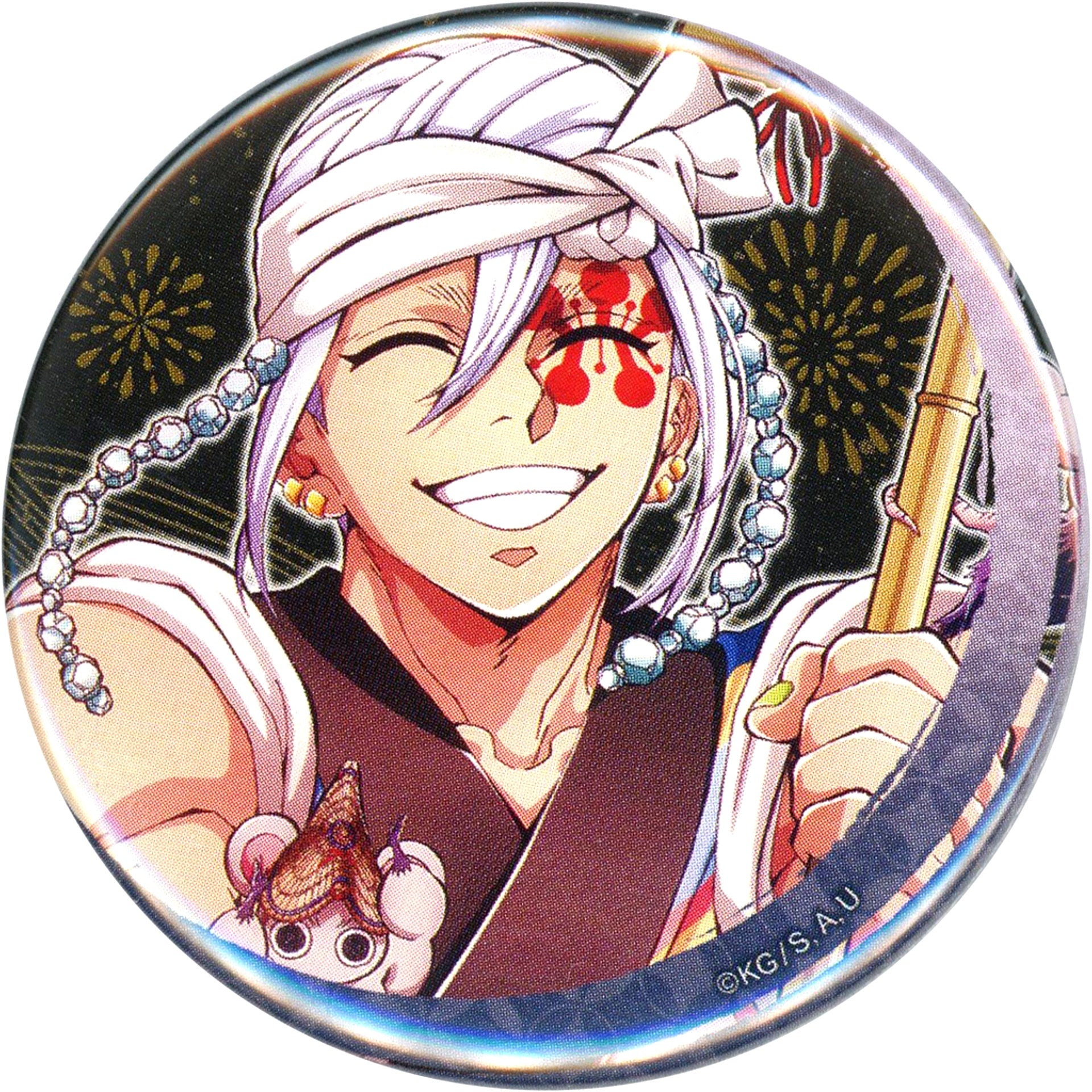 Tengen Uzui Demon Slayer x Tokushima Awa Odori 2025 in ufotable CINEMA ufotable CAFE Machi Asobi CAFE Random Button B [USED]