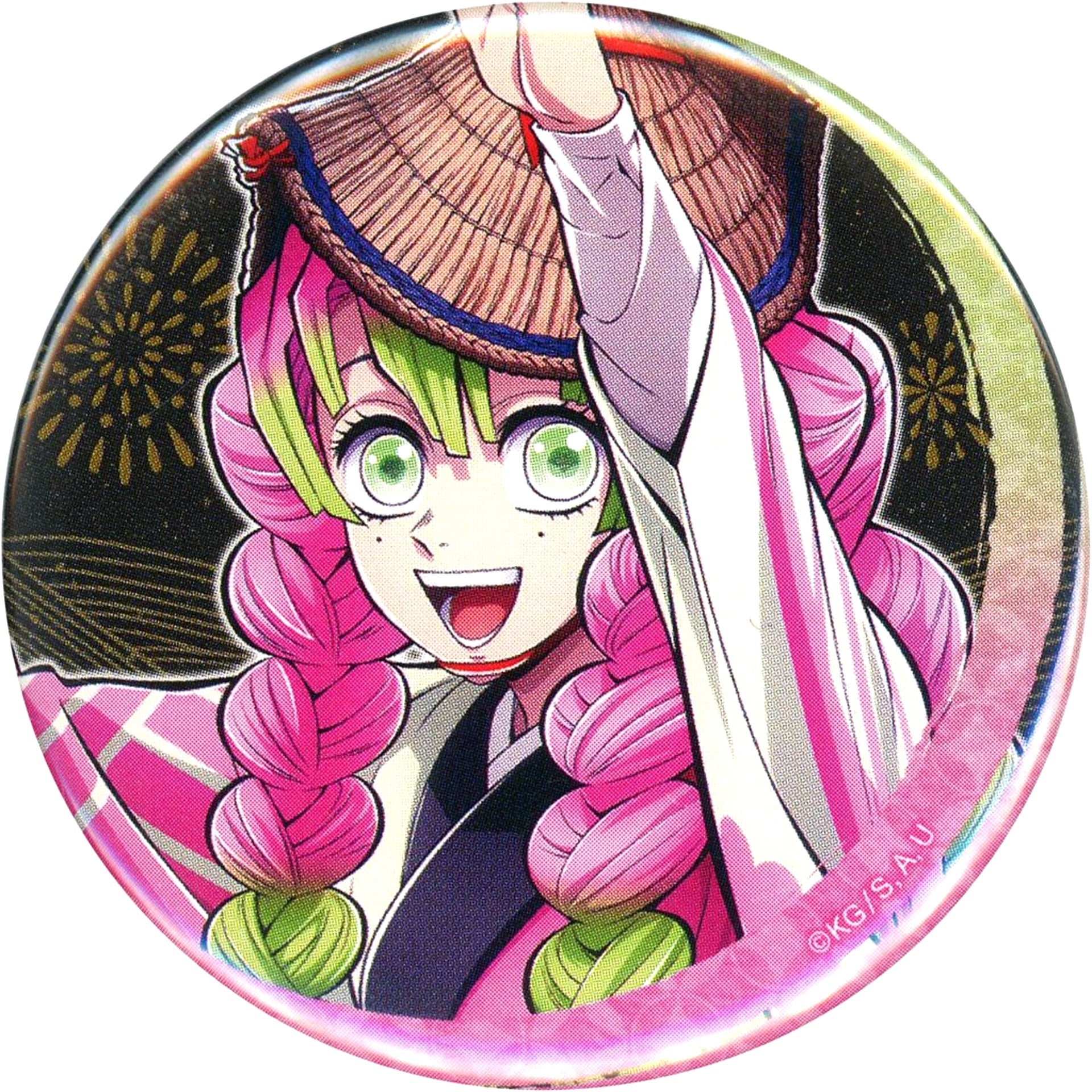 Mitsuri Kanroji Demon Slayer: Kimetsu no Yaiba Tokushima Awa Odori 2025 in ufotable CINEMA ufotable CAFE Tokushima Machi Asobi CAFE Bizan Random Button B [USED]