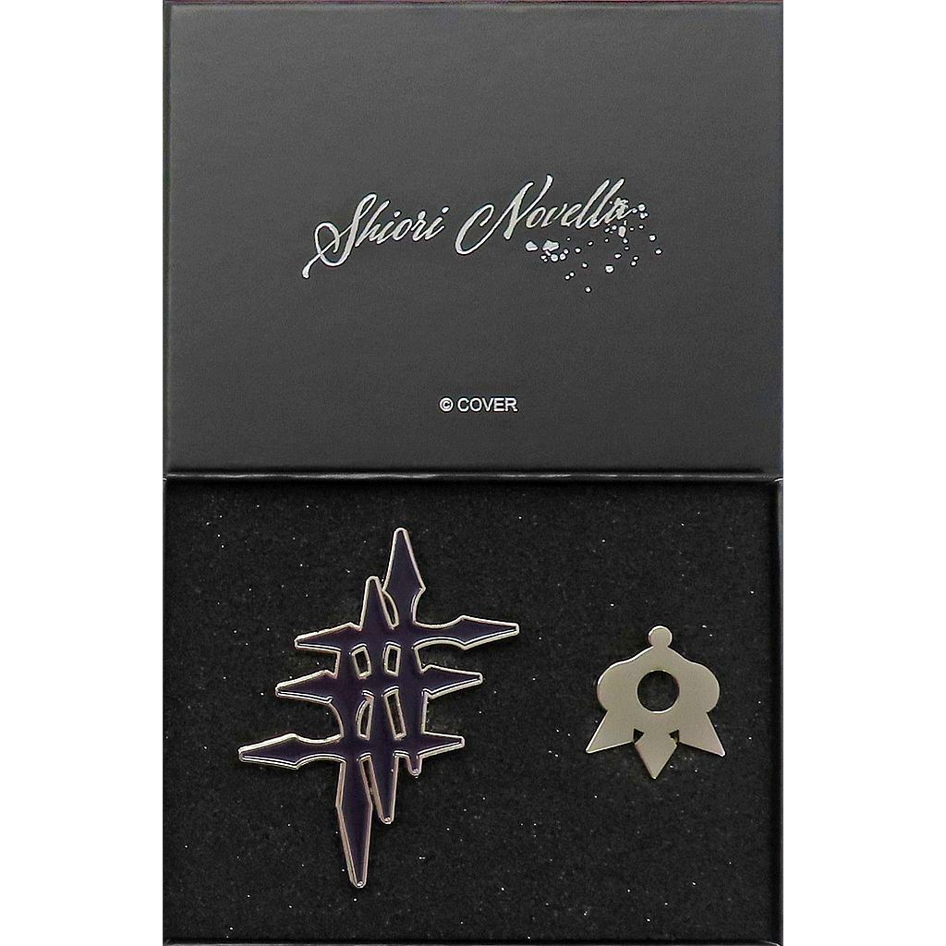 Shiori Novella Matching Pin Badge with Shiorin Set of 2 VTuber hololive English Shiori Novella New Outfit Celebration 2025 [USED]