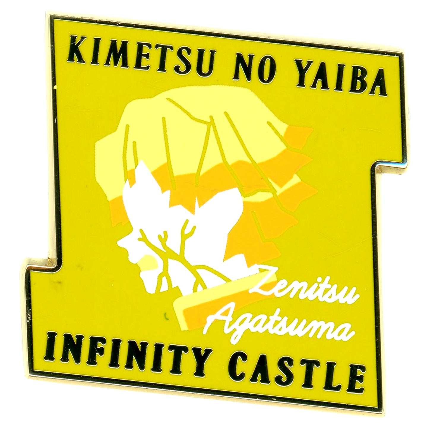 Zenitsu Agatsuma Demon Slayer Infinity Castle Arc Part 1 Akaza Returns Character Motif Pins Vol.1 Theater Goods [USED]
