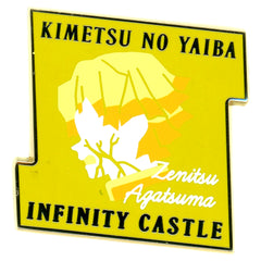Zenitsu Agatsuma Demon Slayer Infinity Castle Arc Part 1 Akaza Returns Character Motif Pins Vol.1 Theater Goods [USED]