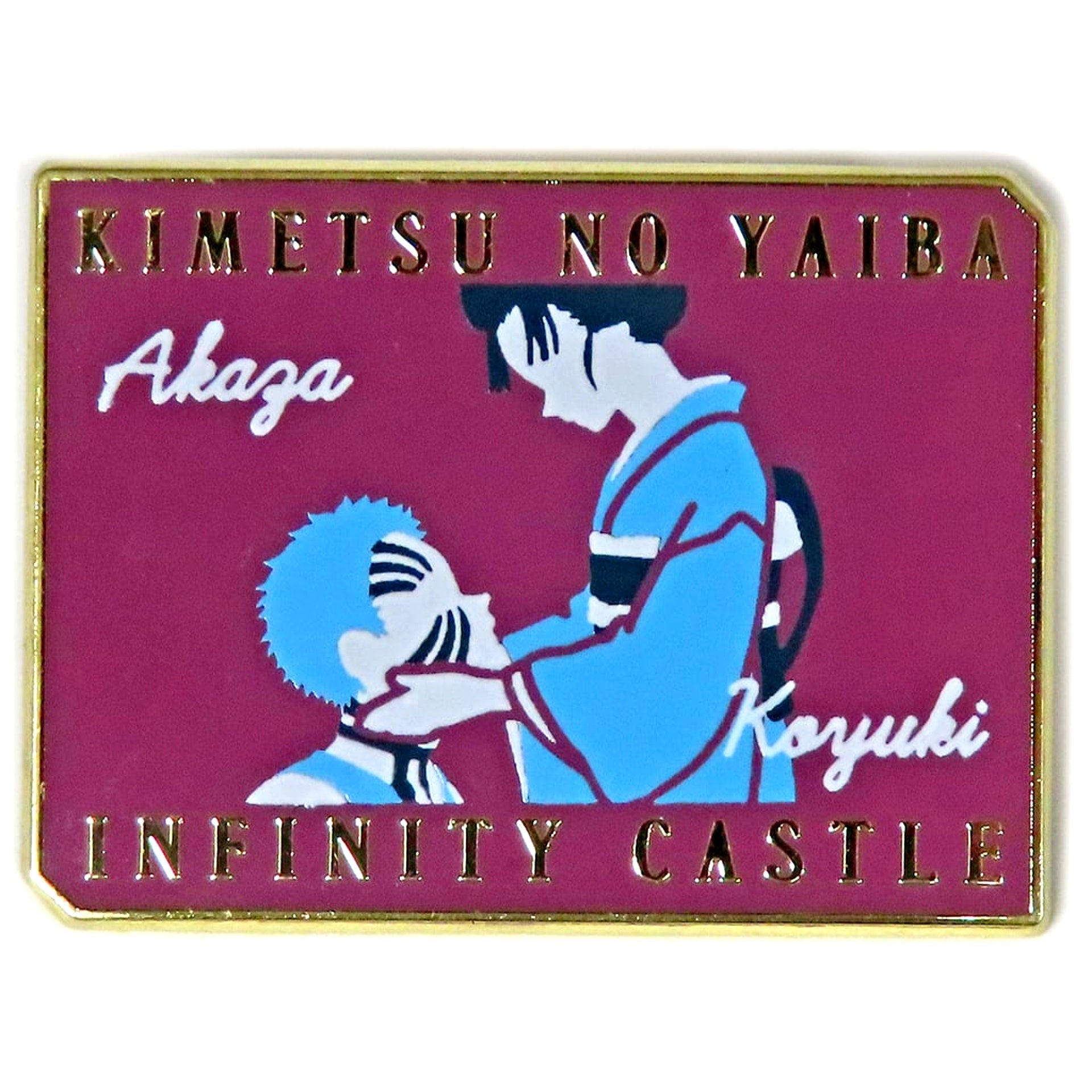 Akaza & Koyuki Demon Slayer Kimetsu no Yaiba Movie Infinite Castle Arc Part 1 Akaza Returns Character Motif Pins Part 2 Movie Goods [USED]