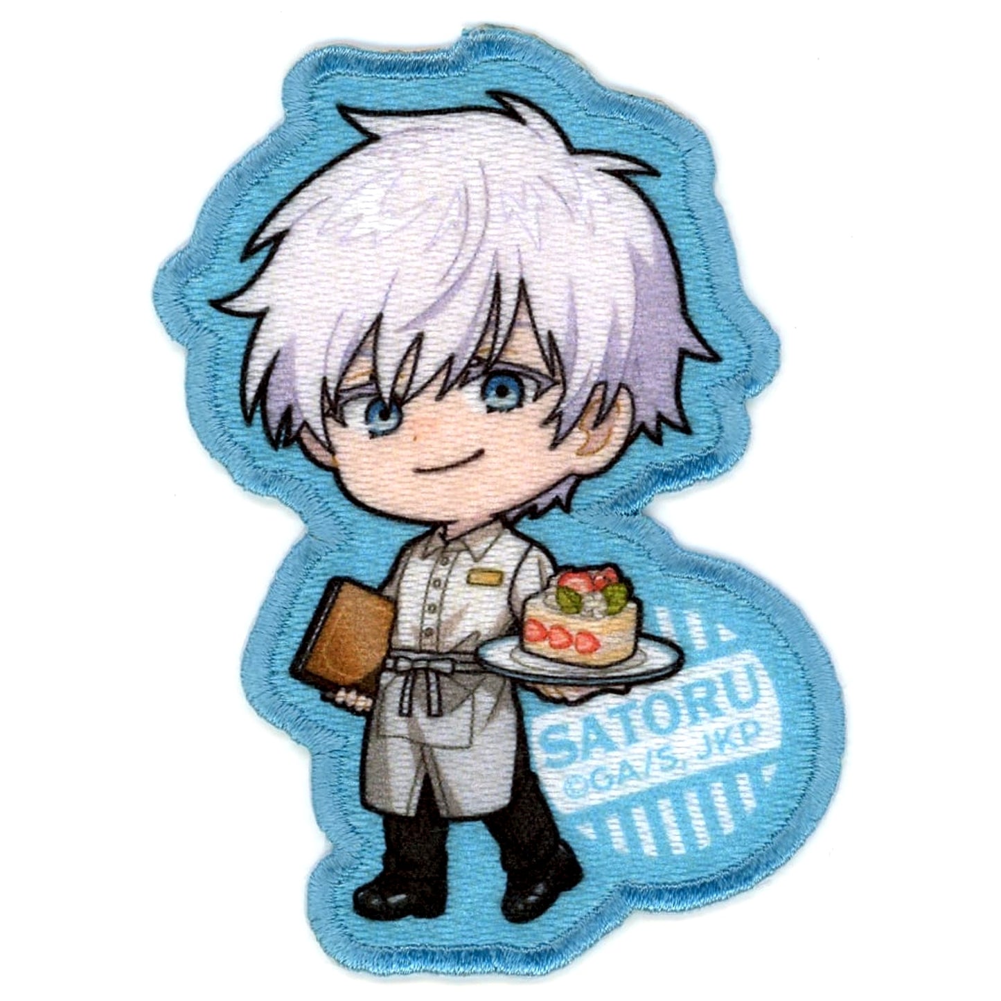 Satoru Gojo Mini Character Iron-on Patch Jujutsu Kaisen x Ikepri Canvas [USED]