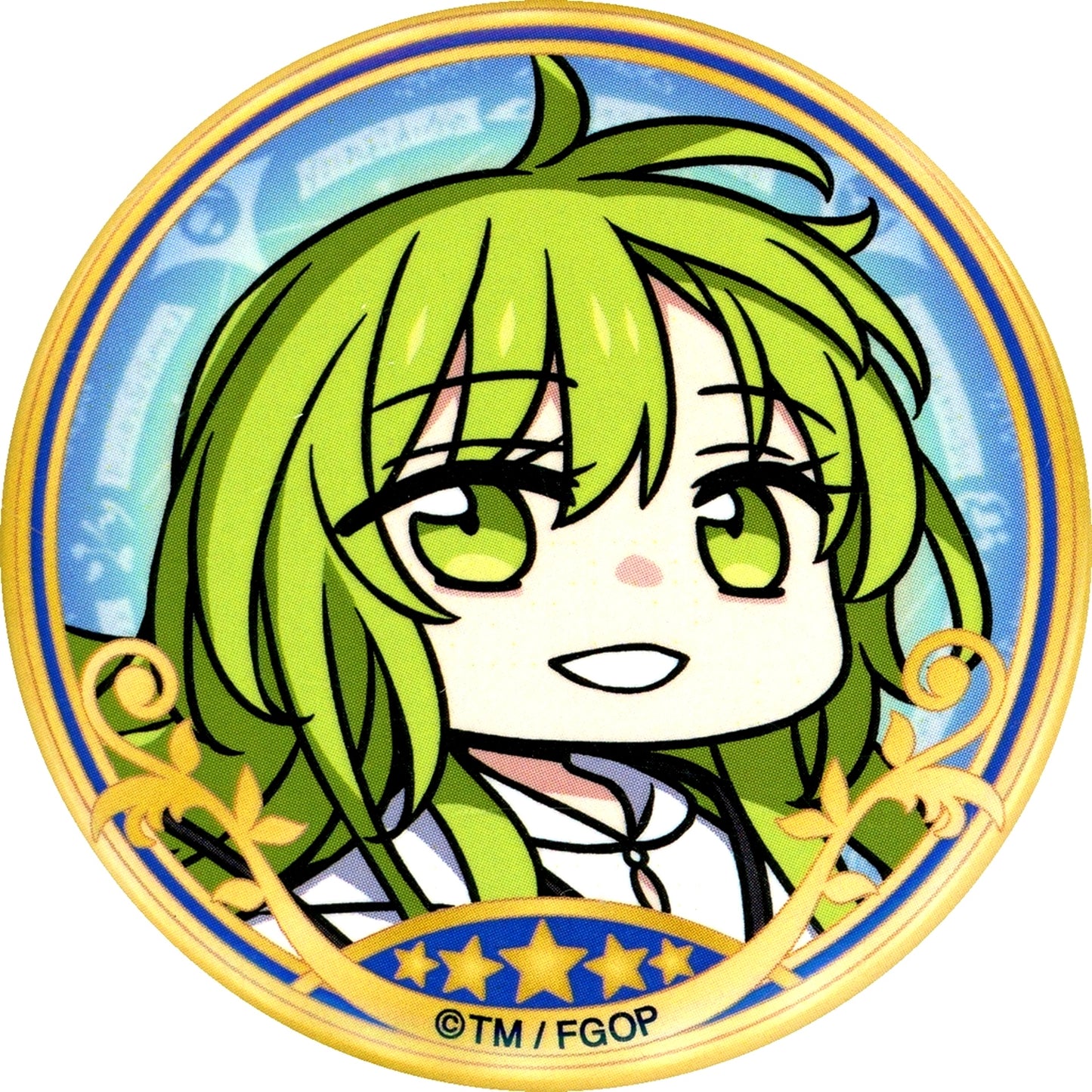 Lancer Enkidu Fate/Grand Order Servant Art Chronicle Final Ascension Exhibition Mini Final Ascension Servant Button [USED]