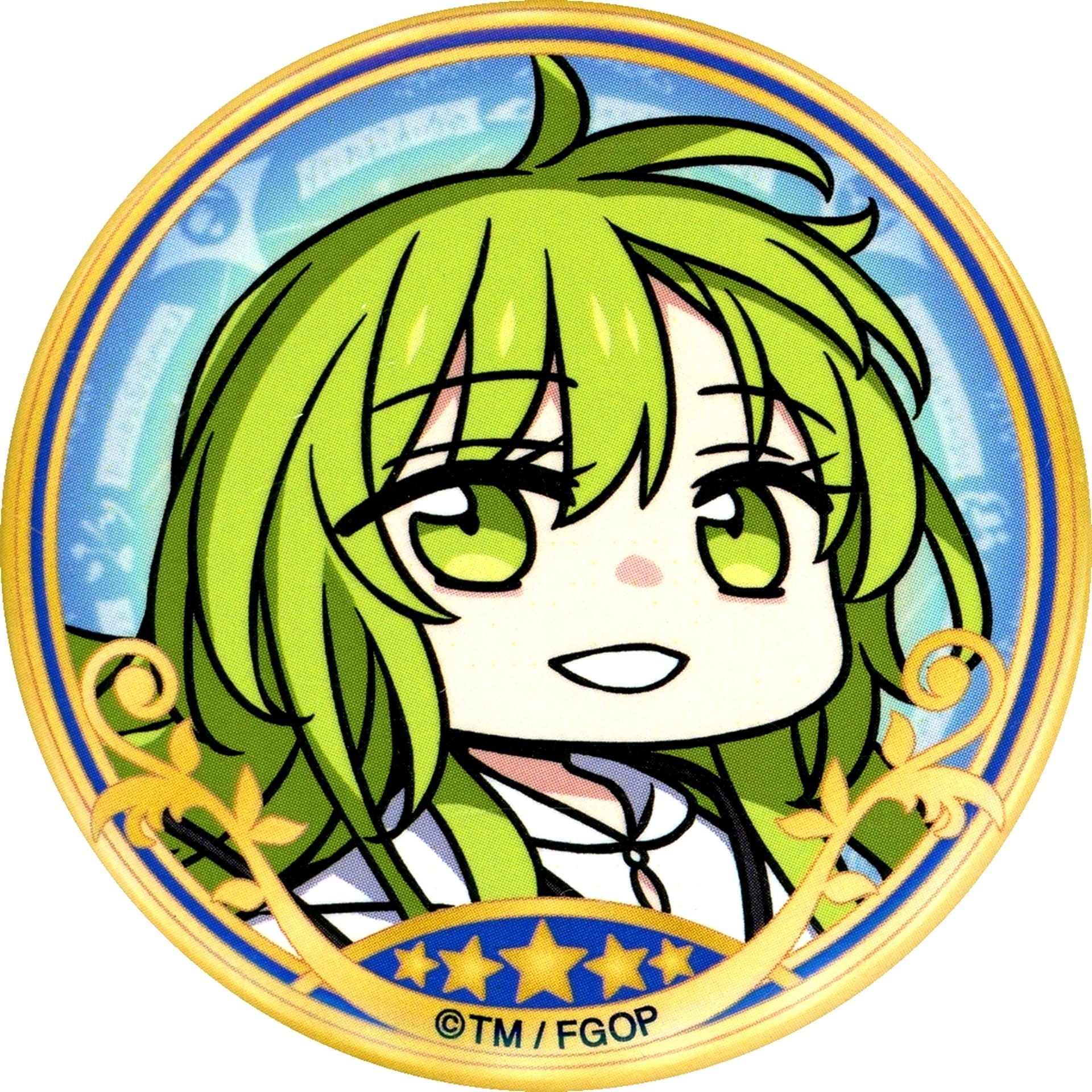 Lancer Enkidu Fate/Grand Order Servant Art Chronicle Final Ascension Exhibition Mini Final Ascension Servant Button [USED]