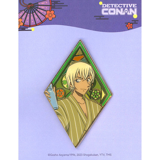 Toru Amuro Color Window Metal Badge Detective Conan x NetEase LOFTER China Limited [USED]