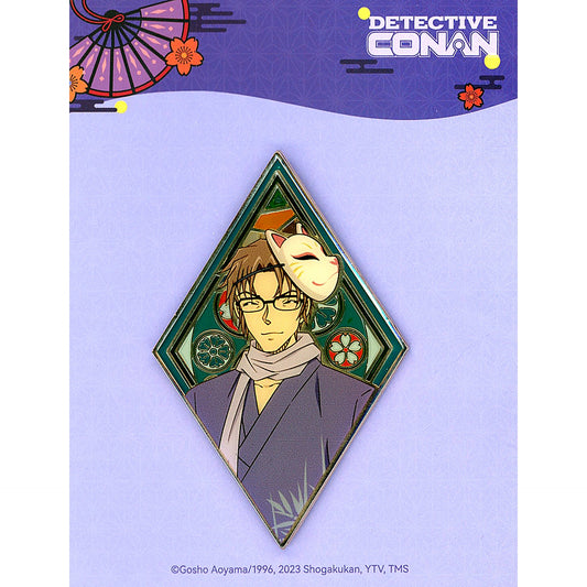 Subaru Okiya Color Window Metal Badge Detective Conan x NetEase LOFTER China Limited [USED]