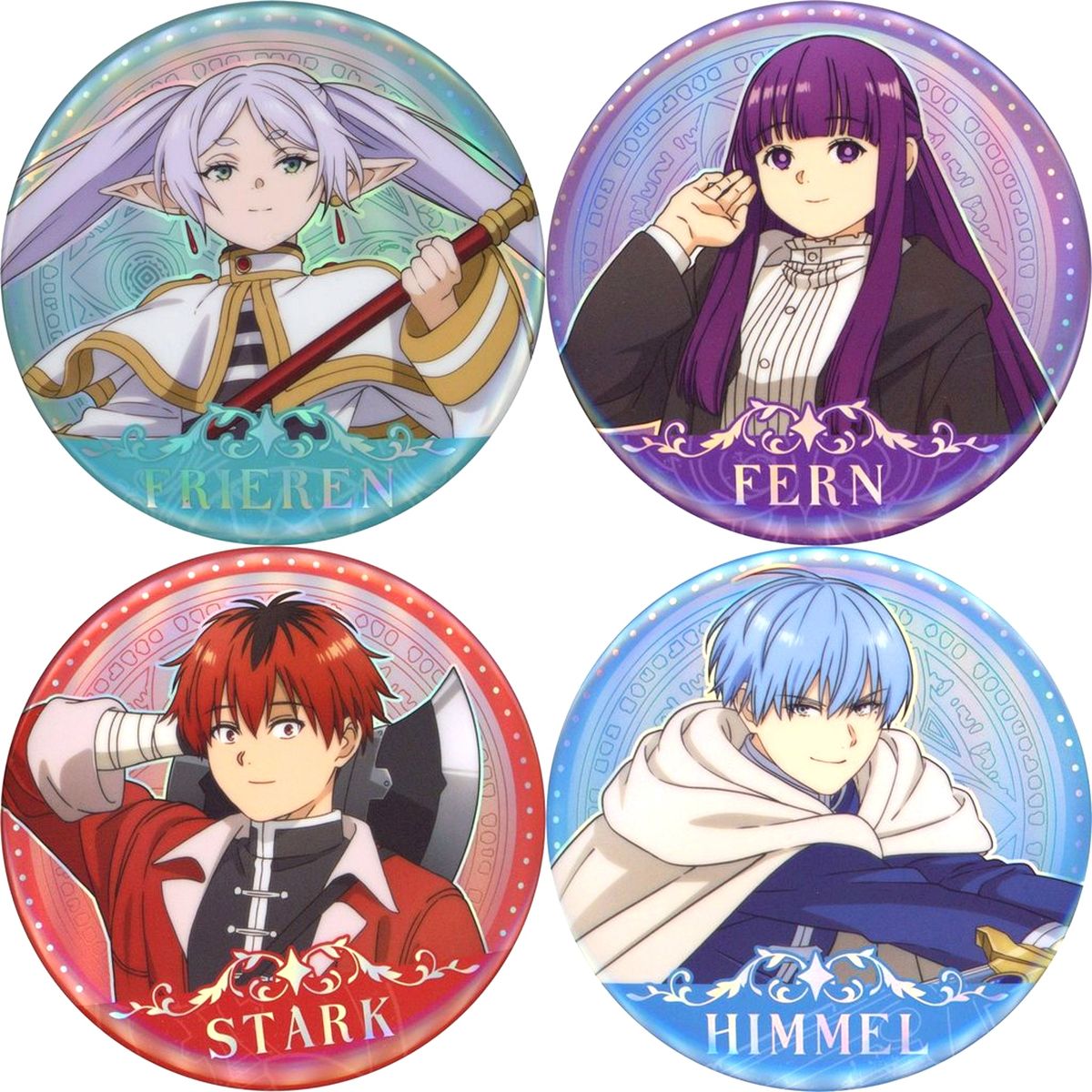 Set of 4 Frieren: Beyond Journey's End Random Button China Limited [USED]