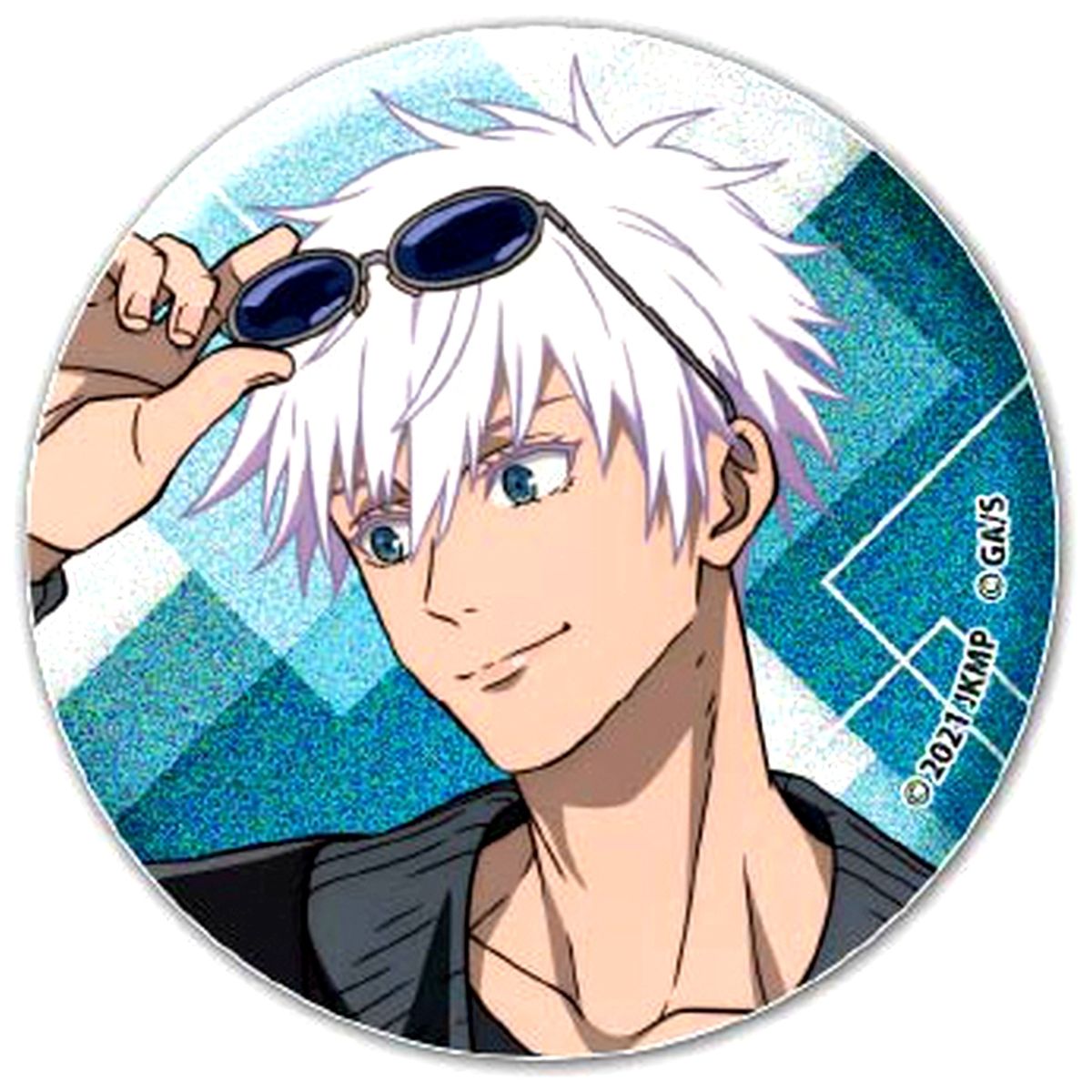 Satoru Gojo A. Jujutsu Kaisen 0 Lamekira Button Collection [USED]