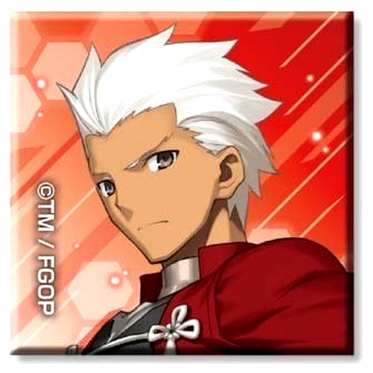 Archer Emiya Fate/Grand Order Arekore Puchi CAN Button [USED]
