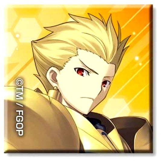 Archer Gilgamesh Fate/Grand Order Arekore Puchi CAN Button [USED]