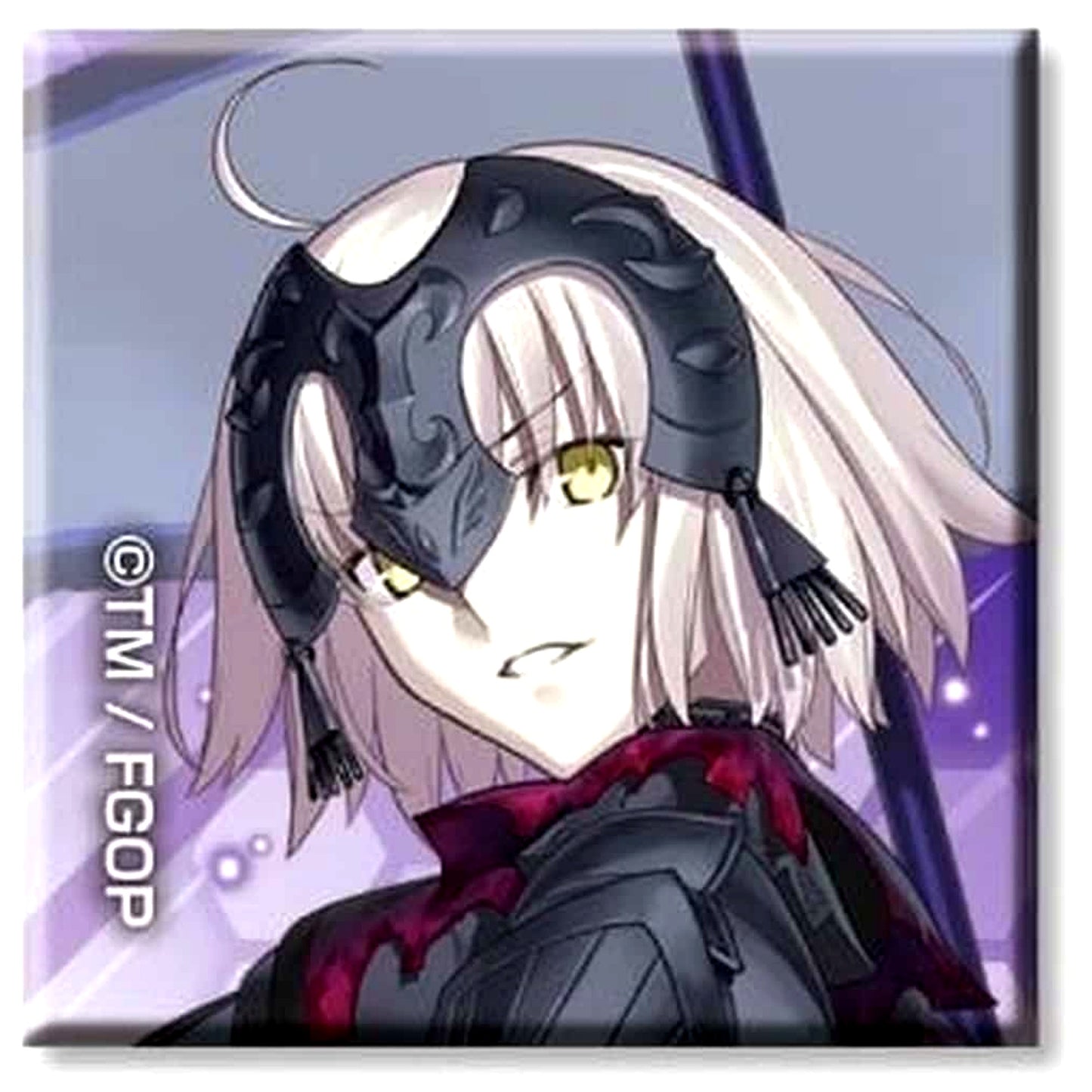 Fate/Grand Order Jeanne d'Arc Alter Avenger Arekore Petit CAN Badge [USED]
