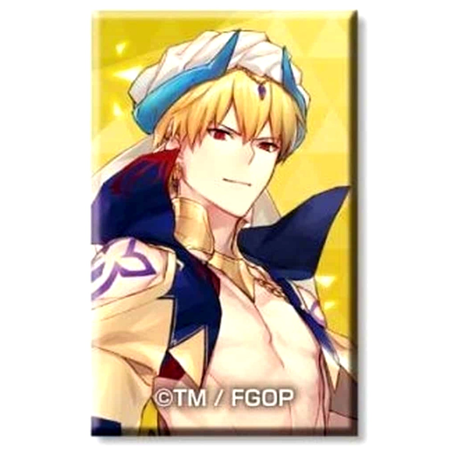 Fate/Grand Order Gilgamesh Caster Arekore Petit CAN Badge [USED]