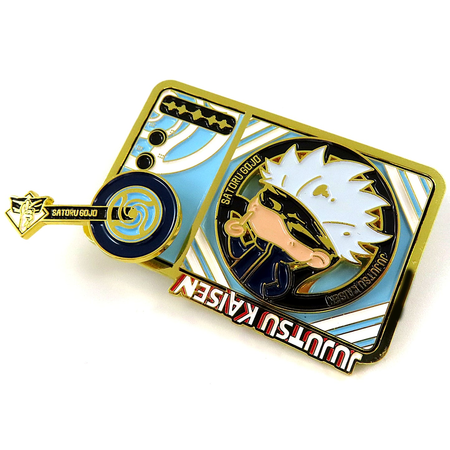 Satoru Gojo Jujutsu Kaisen Metal Badge Pins China Ltd [USED]