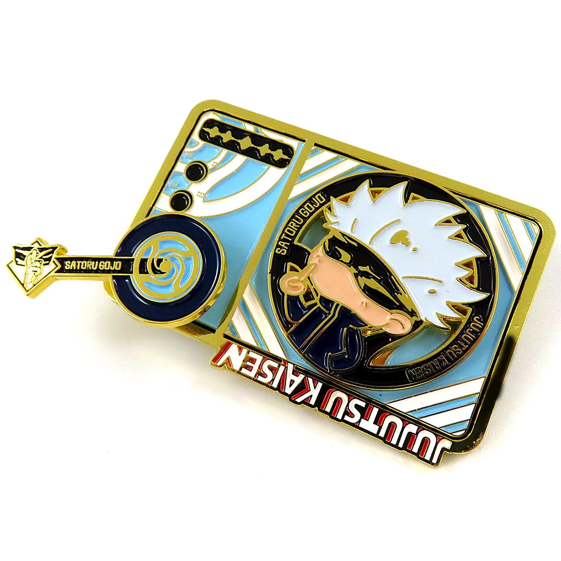 Satoru Gojo Jujutsu Kaisen Metal Badge Pins China Ltd [USED]