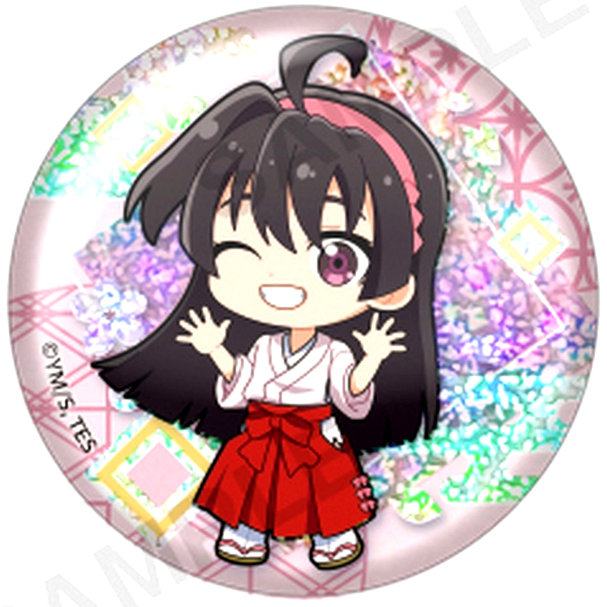 Ayako The Elusive Samurai Trading Hologram Button [USED]