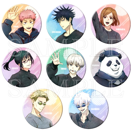 Set of 8 Jujutsu Kaisen Button Collection Emo Deco Ver. Vol.2 [USED]