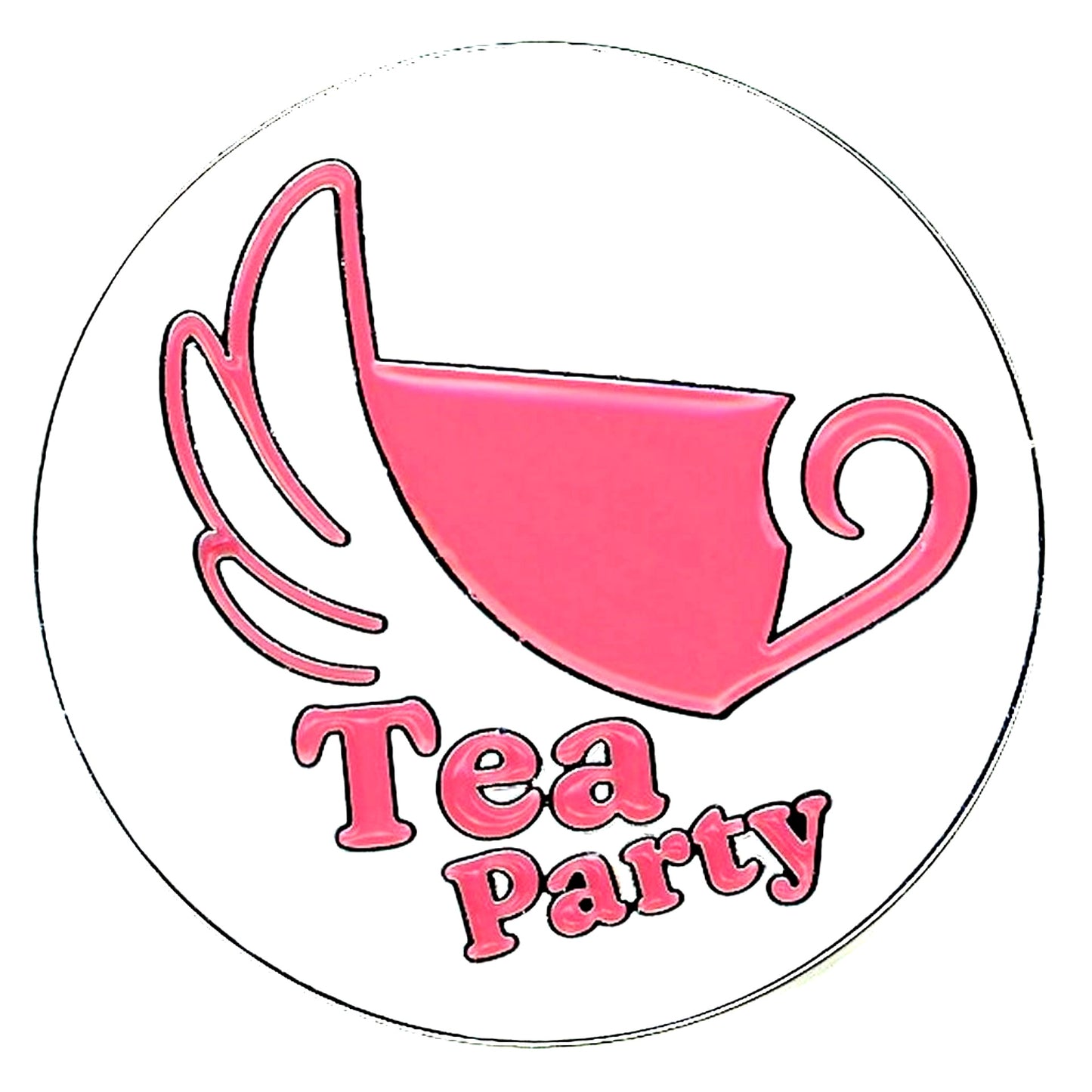 Tea Party Pin Button Blue Archive 4.5th Anniversary [USED]