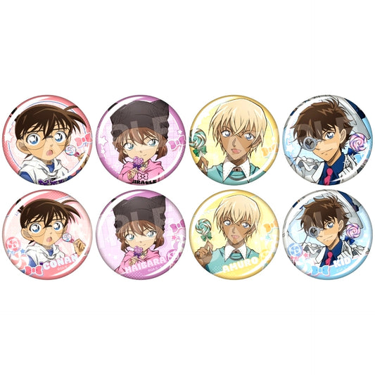 Set of 8 Detective Conan Character Button Collection Lollipop [USED]
