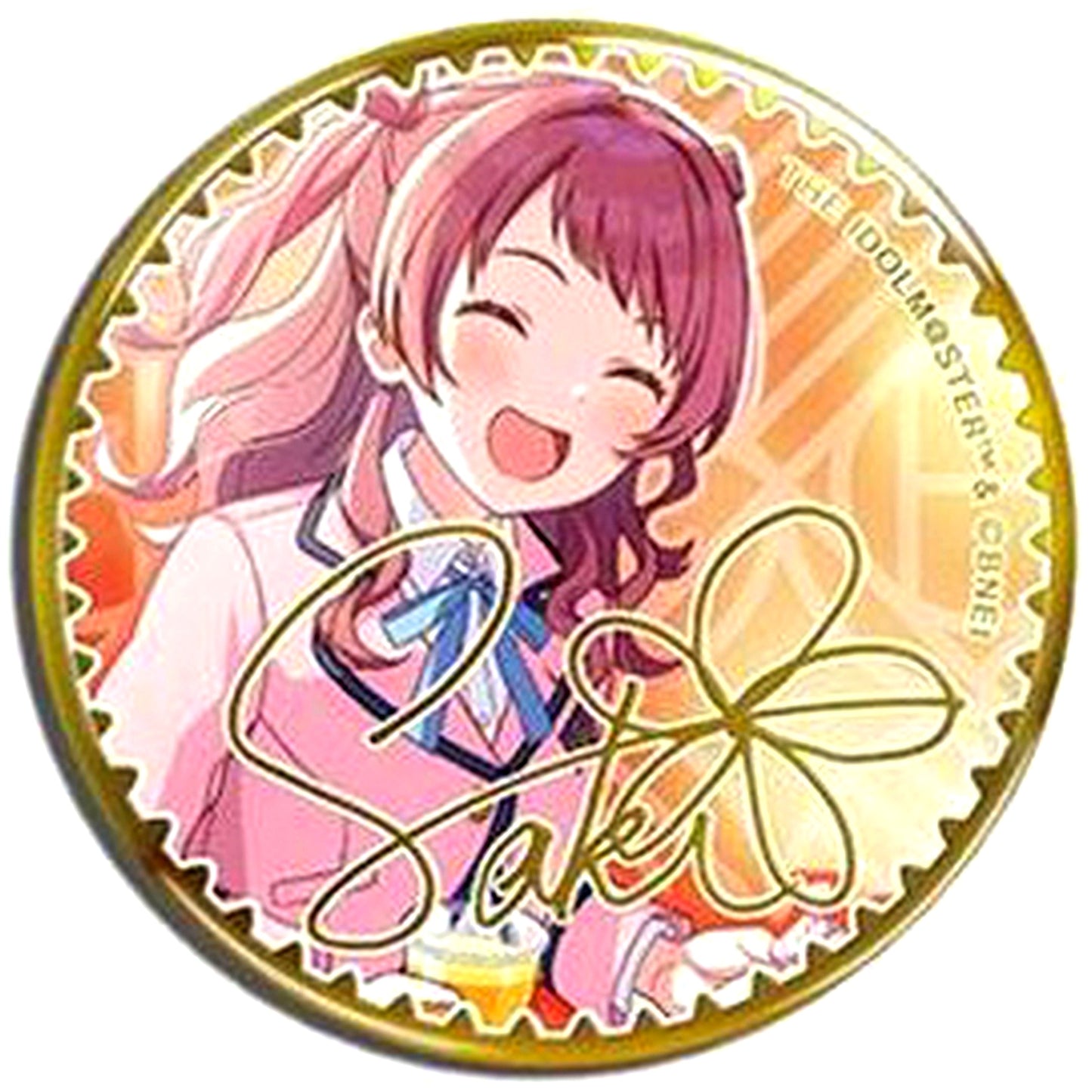 Saki Hanami - Signed Design Gakuen Idolmaster Gold Badge Vol. 1 [USED]