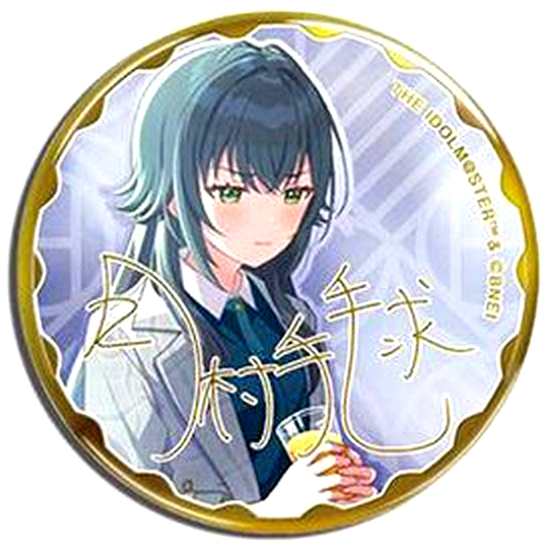Temari Tsukimura - Signed Design Gakuen Idolmaster Gold Badge Vol. 1 [USED]