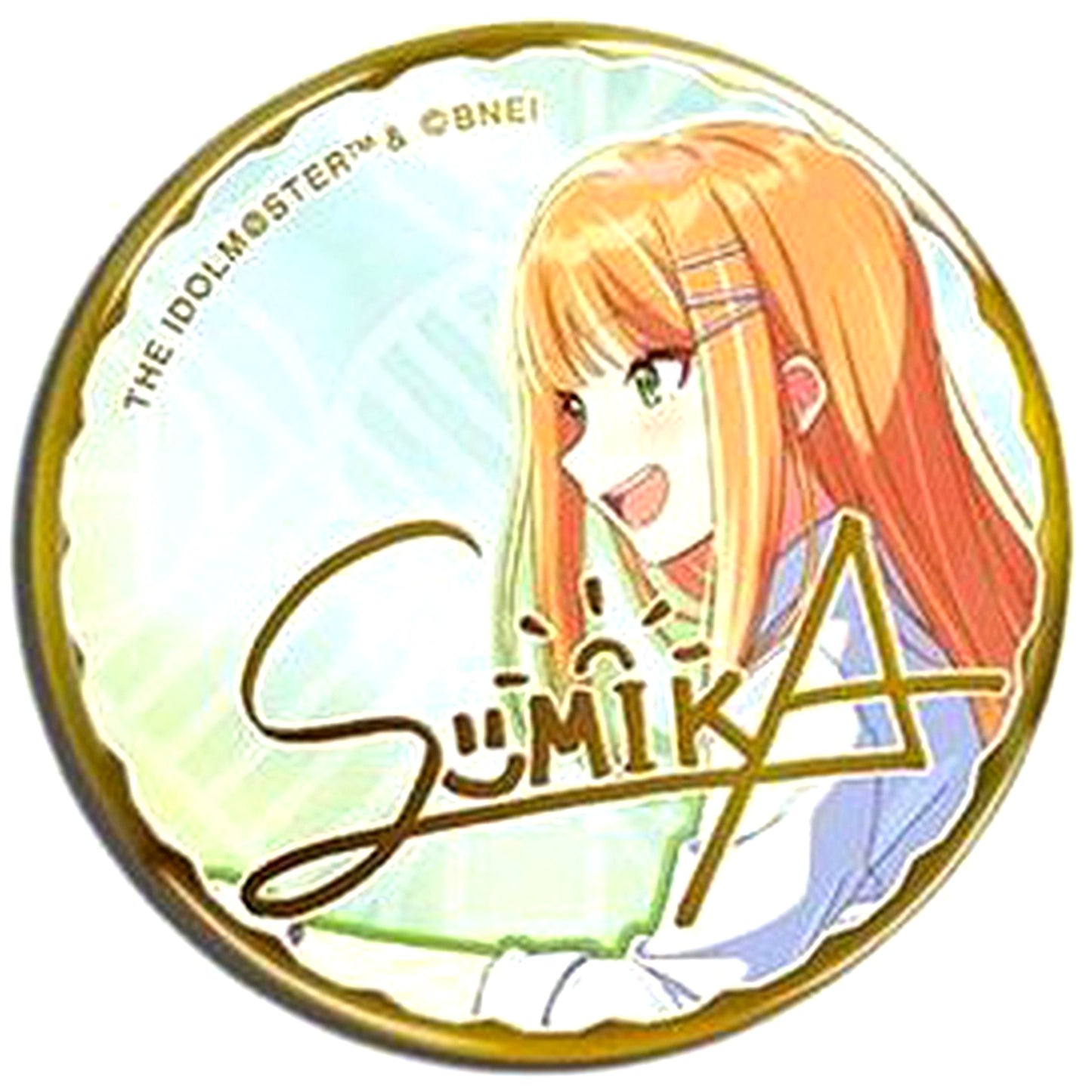 Sumika Shiun - Signed Design Gakuen Idolmaster Gold Badge Vol. 1 [USED]