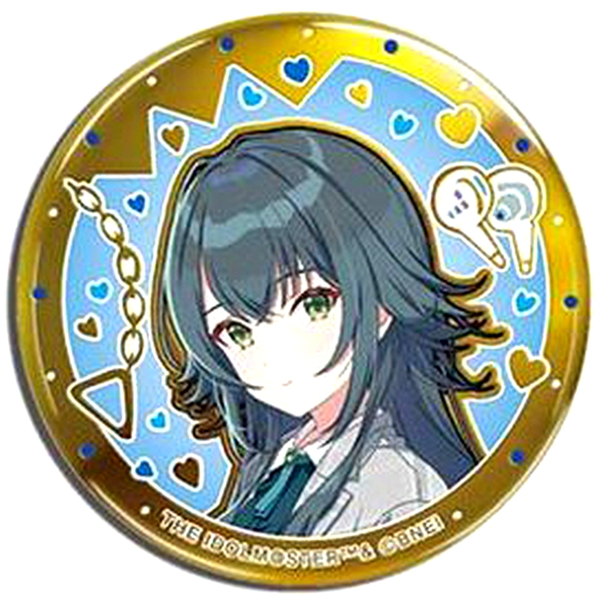 Temari Tsukimura - Hand-Drawn Deco Style Design Gakuen Idolmaster Gold Badge Vol. 1 [USED]