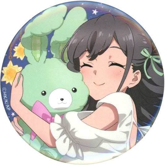 Miori Mito Close-up Rascal Does Not Dream of Santa Claus Button Happiness Can Badge BOX [USED]