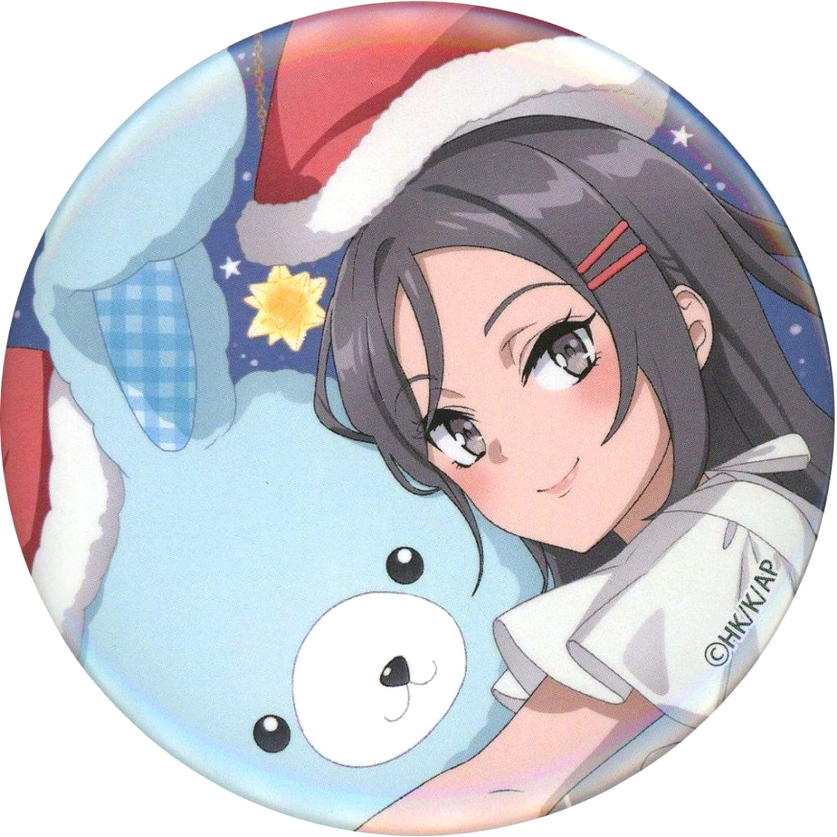 Mini Skirt Santa Close-up Rascal Does Not Dream of Santa Claus Button Happiness Can Badge BOX [USED]