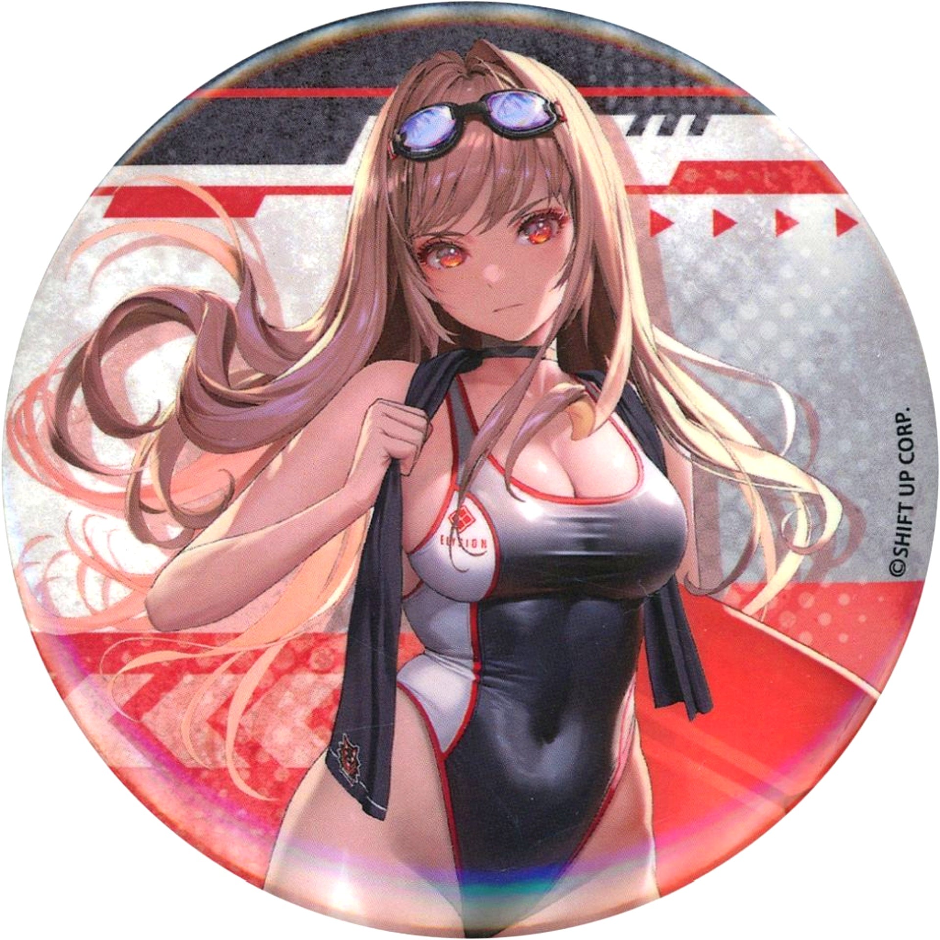 Rapi Classic Vacance Front GODDESS OF VICTORY: NIKKE Button GODDESS OF VICTORY: NIKKE Lucky Button BOX [USED]