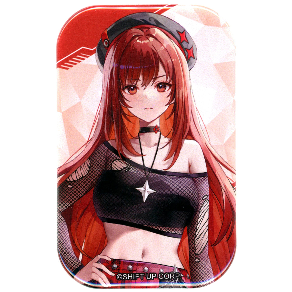 Rapi Red Hood Goddess of Victory Nikke x Lawson Campaign Square Button Loppi HMV Limited [USED]