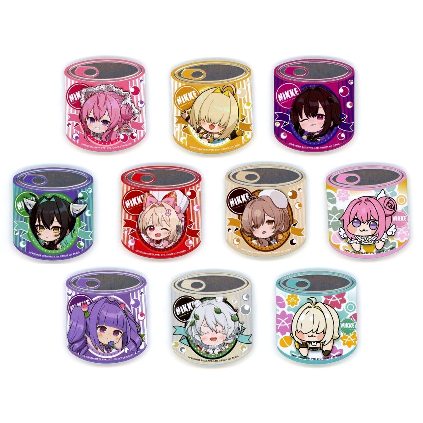 Set of 10 Goddess of Victory NIKKE C106 Round Button [USED]