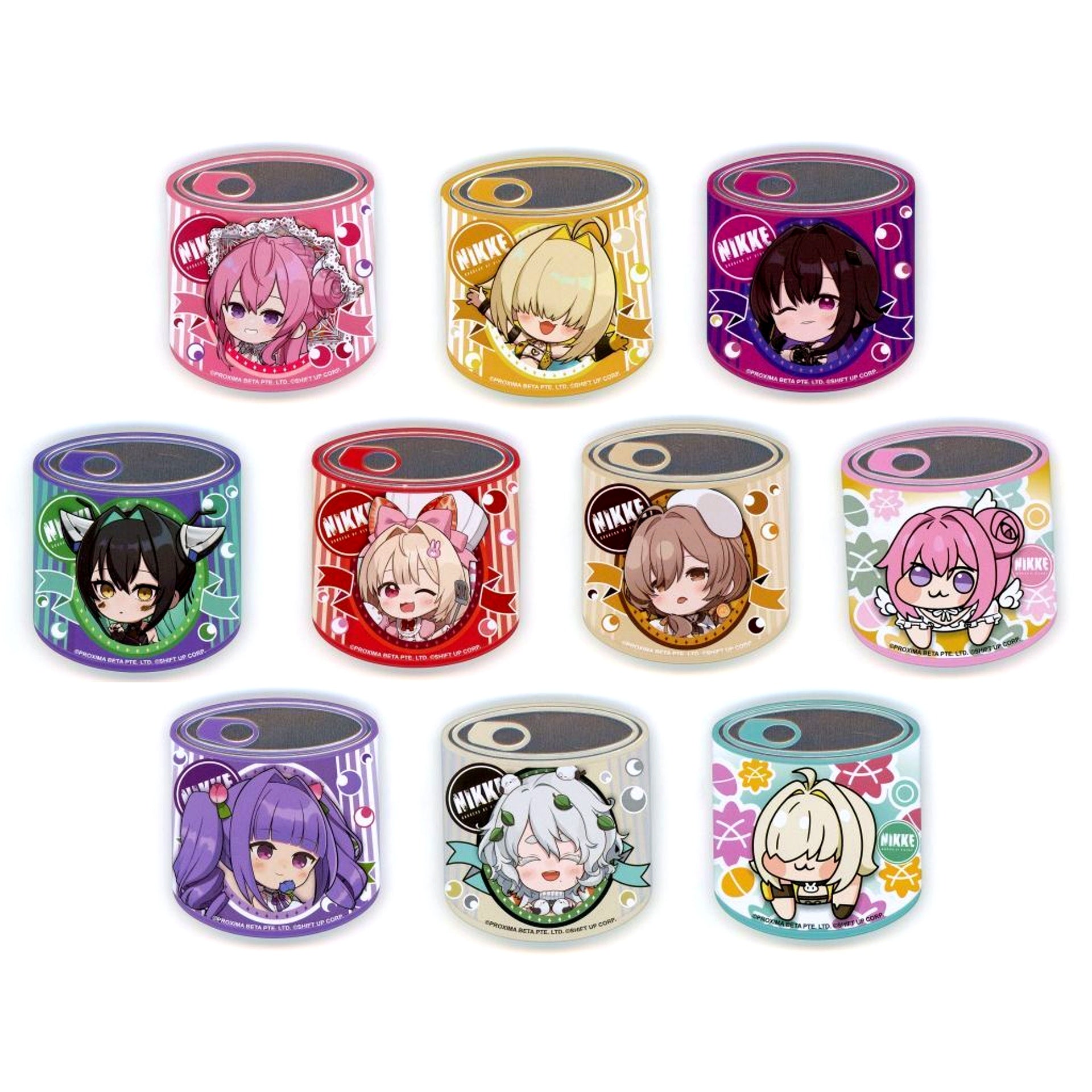 Set of 10 Goddess of Victory NIKKE C106 Round Button [USED]