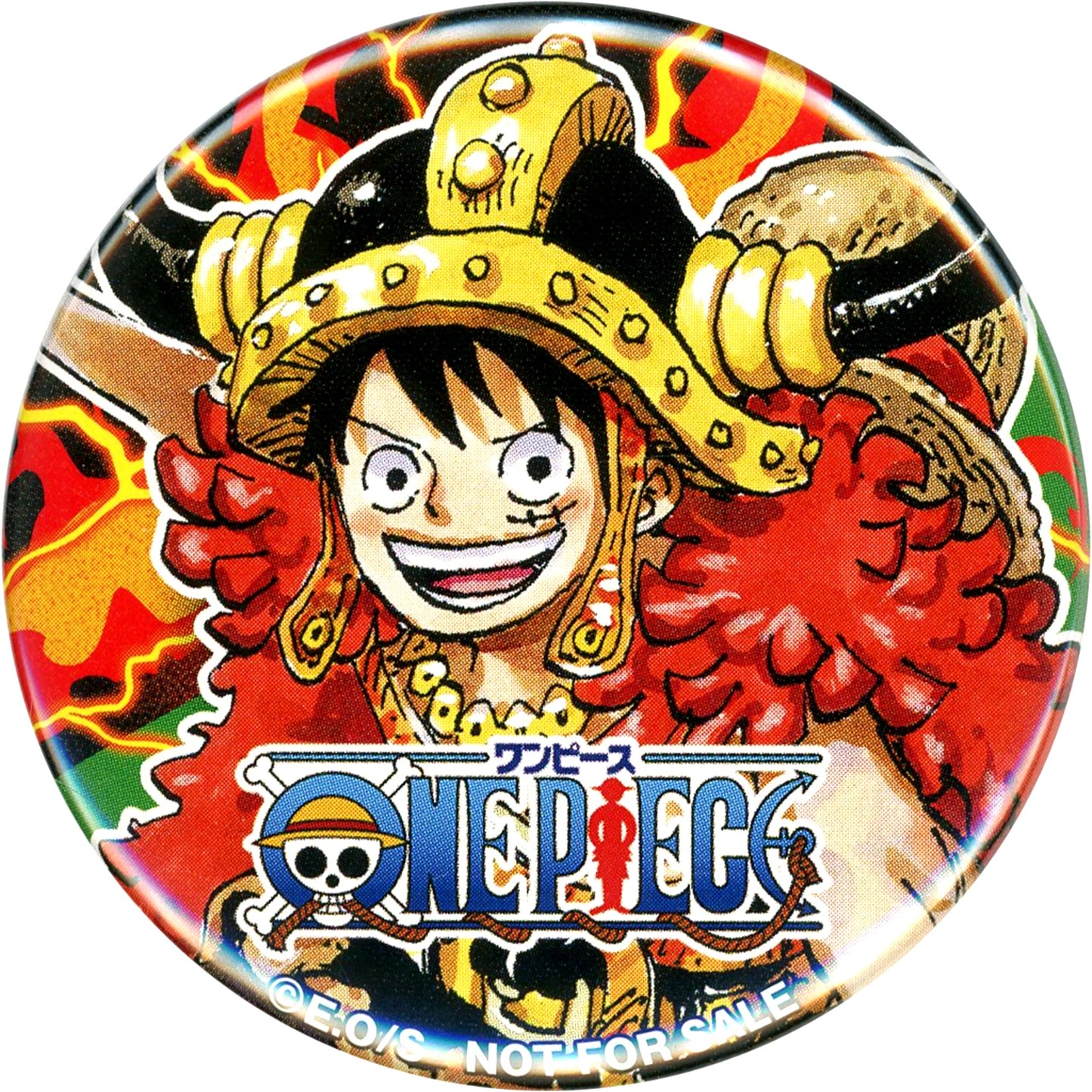 Monkey D. Luffy Special Button One Piece Jump Victory Carnival 2025 Point Exchange Prize [USED]