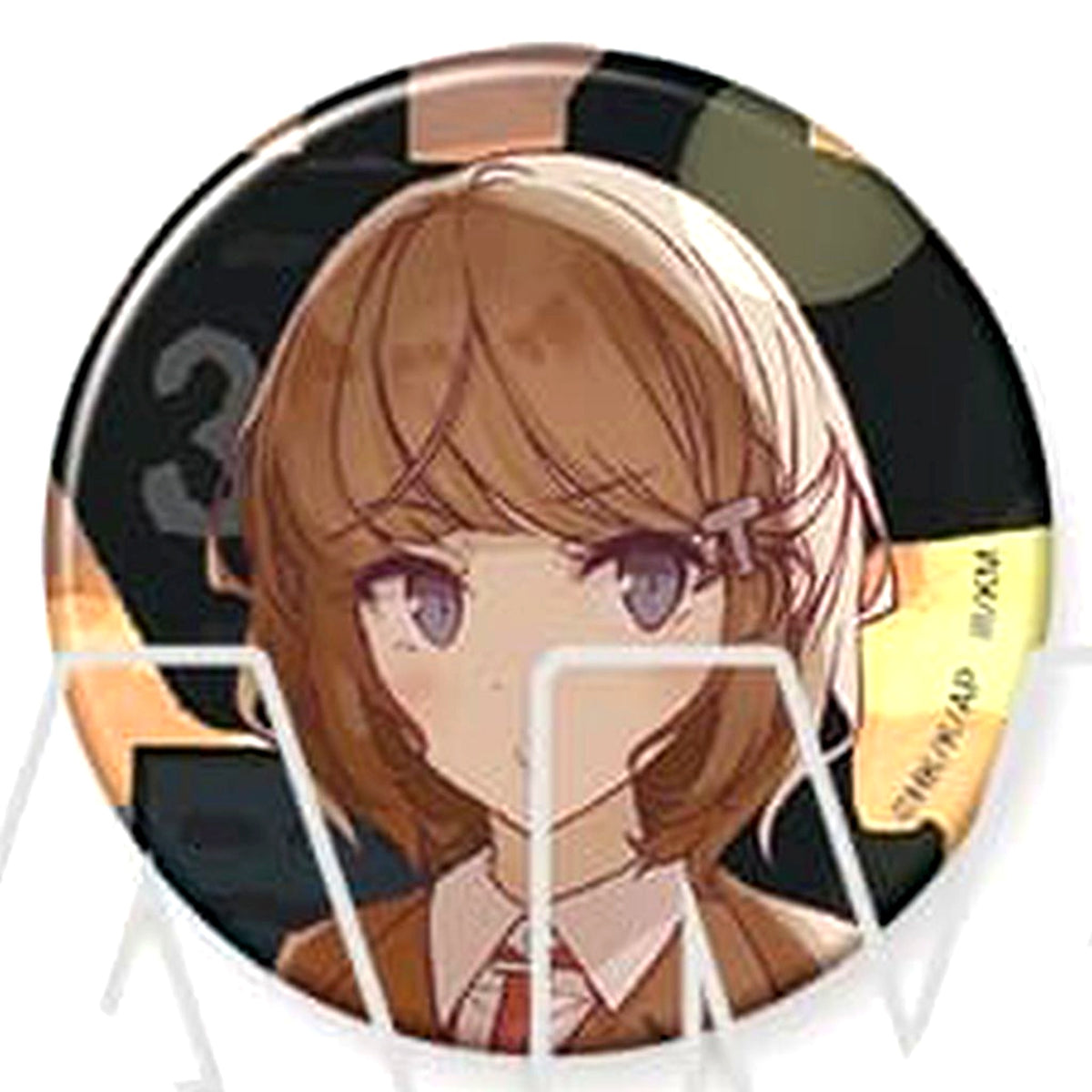 Tomoe Koga Dengeki Bunko Rascal Does Not Dream Series High School Arc Group Visual Trading Button [USED]