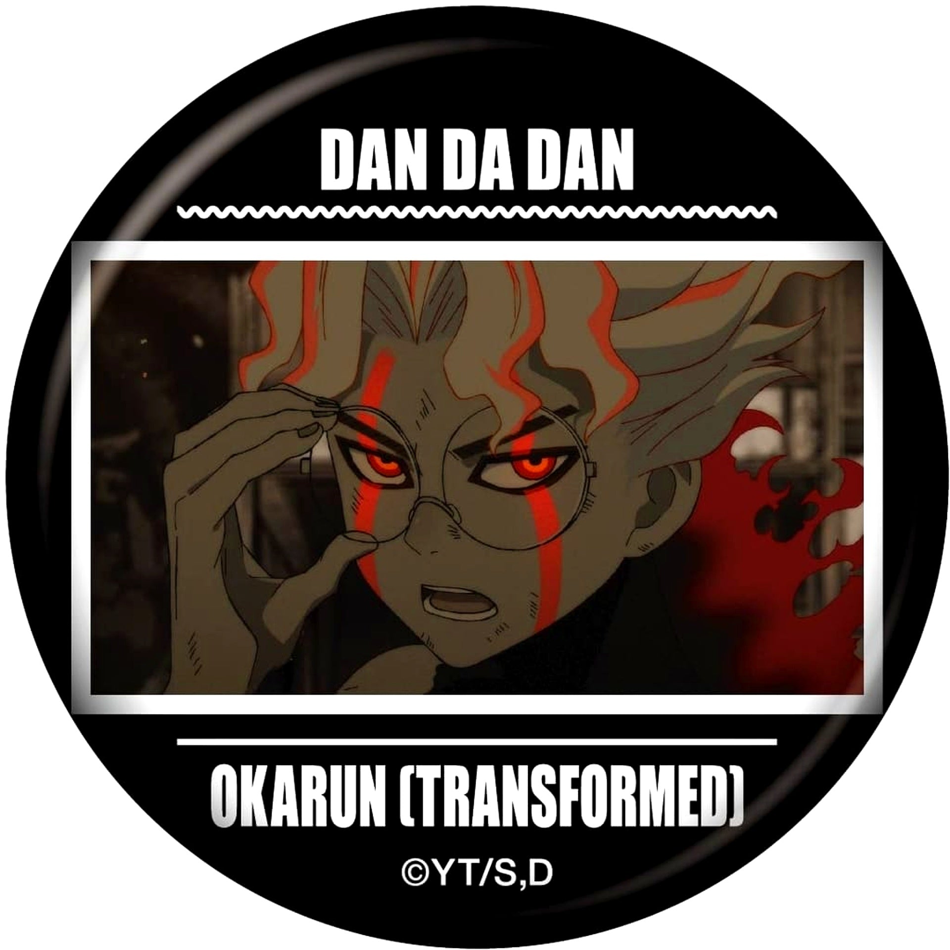 Dandadan Okarun Transformed Trading Scene Button Vol.4 No.4 [USED]