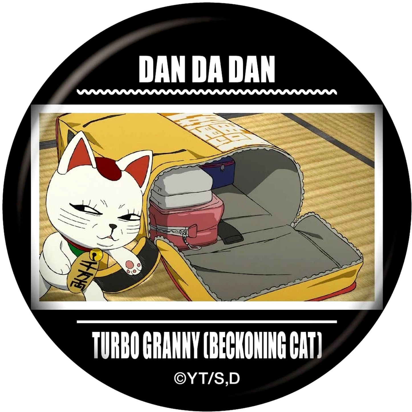 Dandadan Turbo Granny Maneki Neko Trading Scene Button Vol.4 No.7 [USED]
