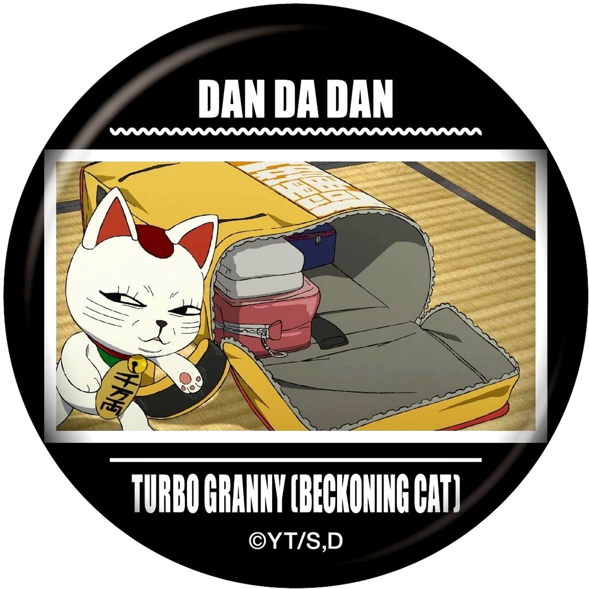 Dandadan Turbo Granny Maneki Neko Trading Scene Button Vol.4 No.7 [USED]