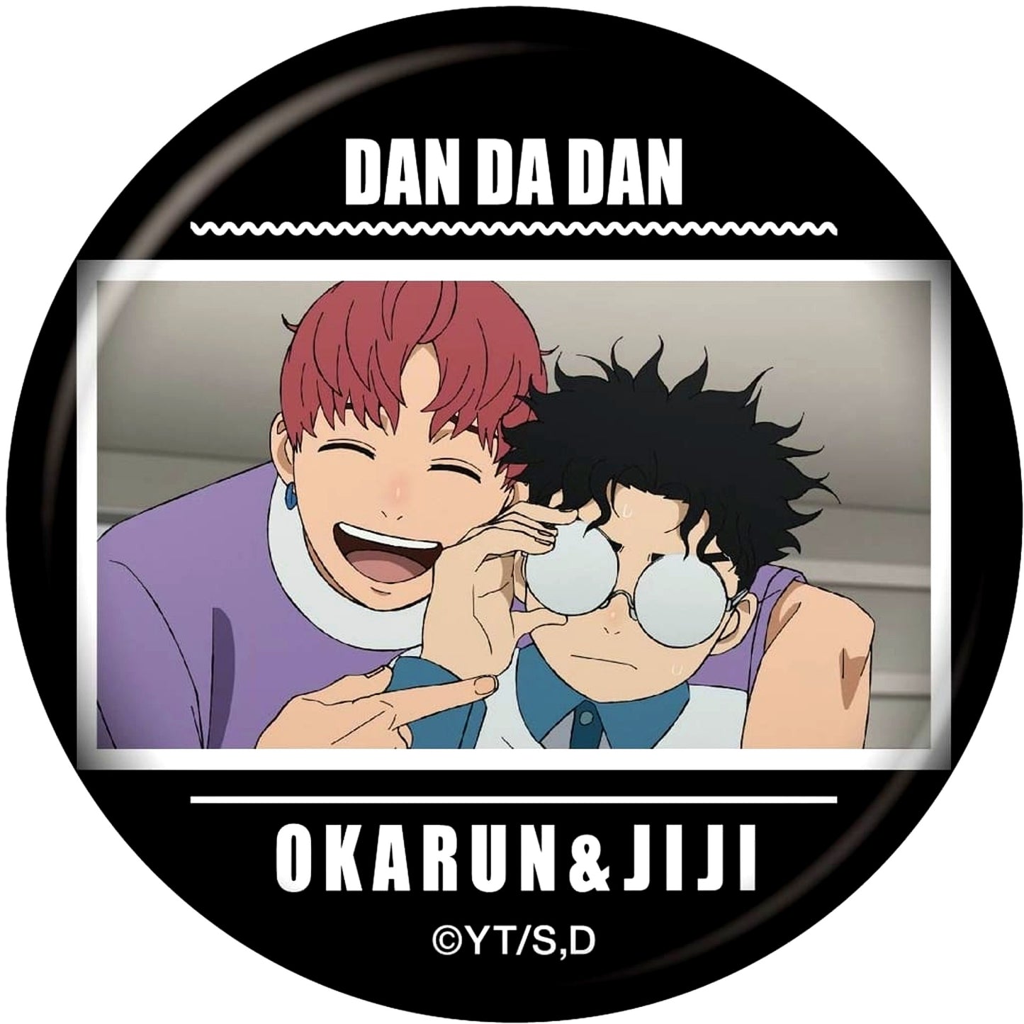 Dandadan Okarun and Jiji Trading Scene Button Vol.4 No.9 [USED]