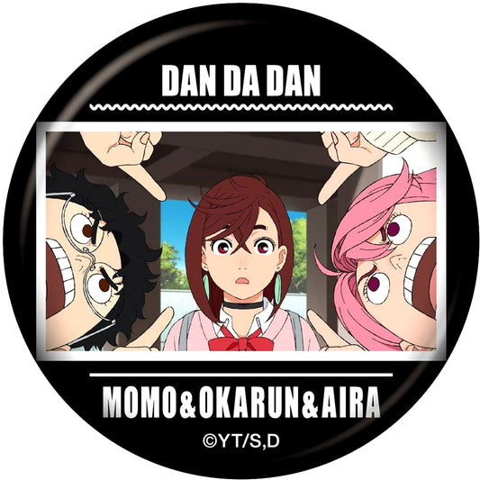 Dandadan Momo Okarun and Aira Trading Scene Button Vol.4 No.10 [USED]