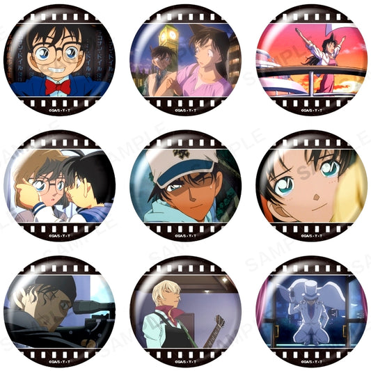 Set of 9 Detective Conan Trading Button Scene Shot Ver. Vol.1 [USED]