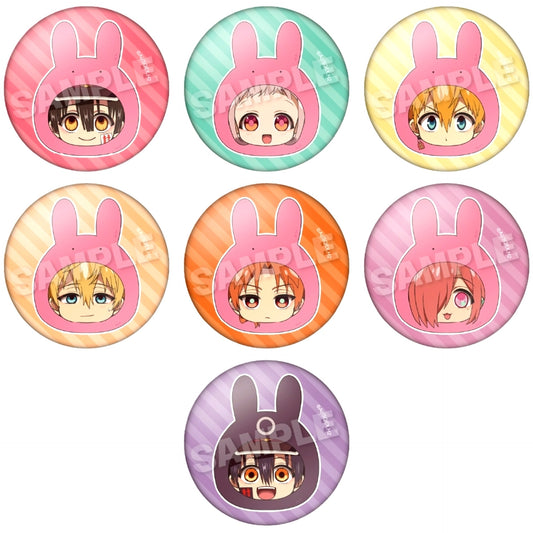 Set of 7 Toilet-Bound Hanako-kun 2 Trading Marumates Buttons [USED]