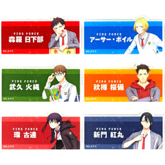 Set of 6 Fire Force Season 3 Trading Acrylic Name Badge [USED]