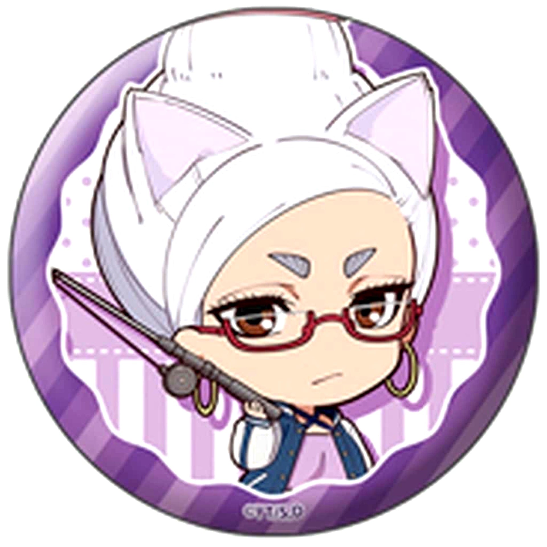 Dandadan Seiko Ayase Normal Puchichoko Trading Button Cat Cafe [USED]