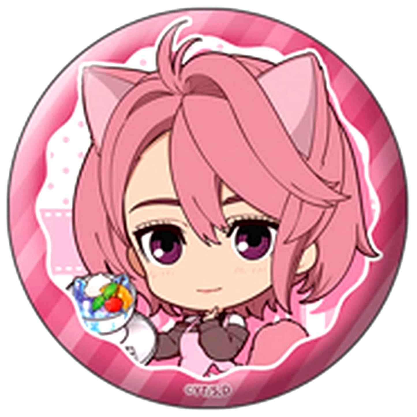Dandadan Aira Shiratori Normal Puchichoko Trading Button Cat Cafe [USED]