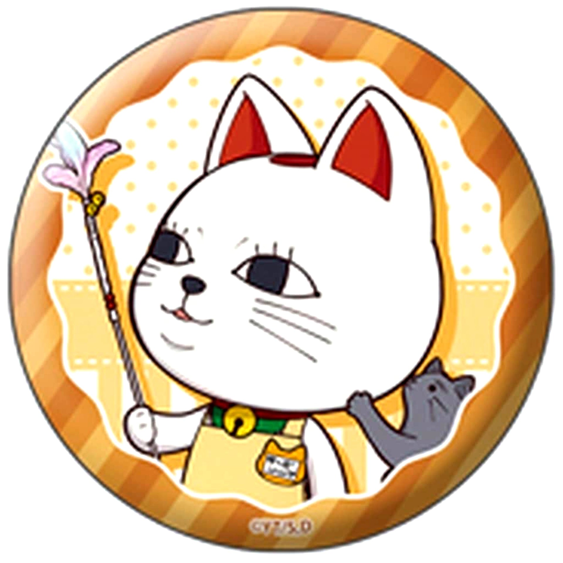 Dandadan Turbo Granny Maneki Neko Normal Puchichoko Trading Button Cat Cafe [USED]