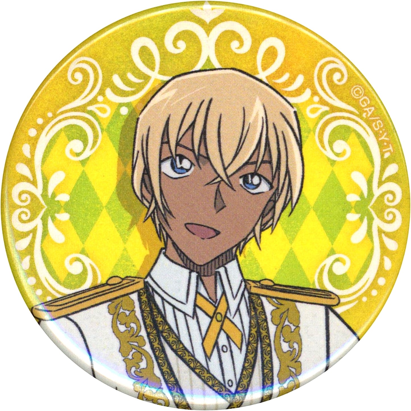 Toru Amuro Hologram Hotel New Otani x Detective Conan SUPER SWEETS BUFFET Button A [USED]